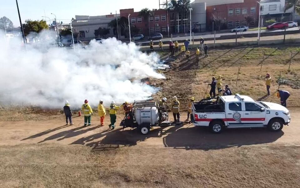 Dictarán Curso Básico de Combatiente de Incendios Forestales