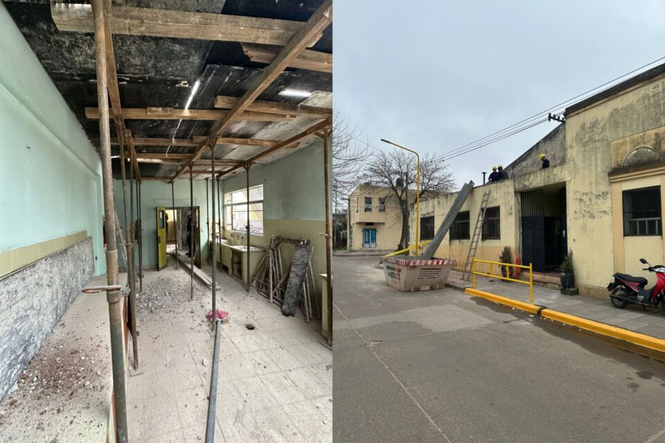 Se ejecutan obras en la escuela Leopoldo Herrera de Gualeguaychú