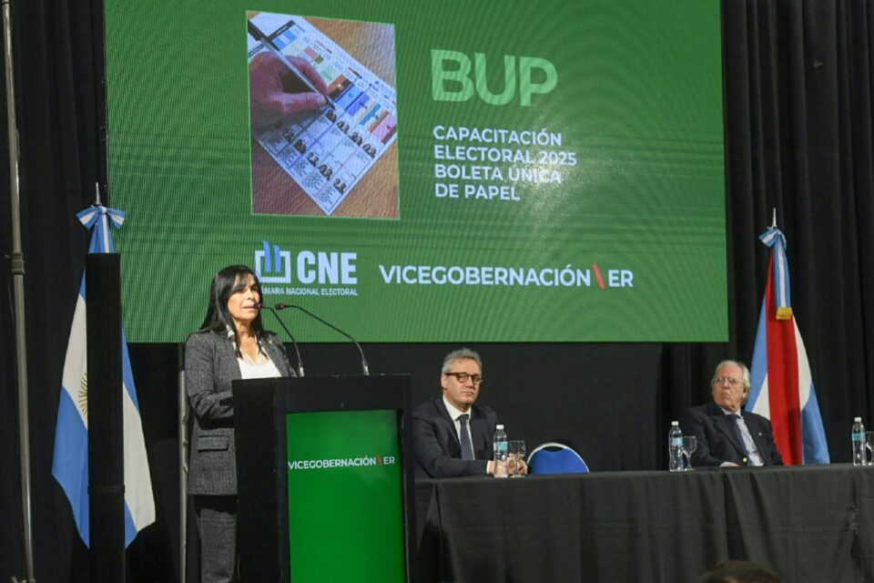 La Vicegobernación realizó la primera capacitación en Boleta Única de Papel