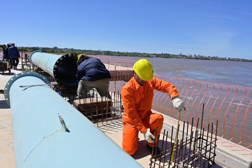 Reactivan obra para culminar la nueva planta potabilizadora de agua en Concordia