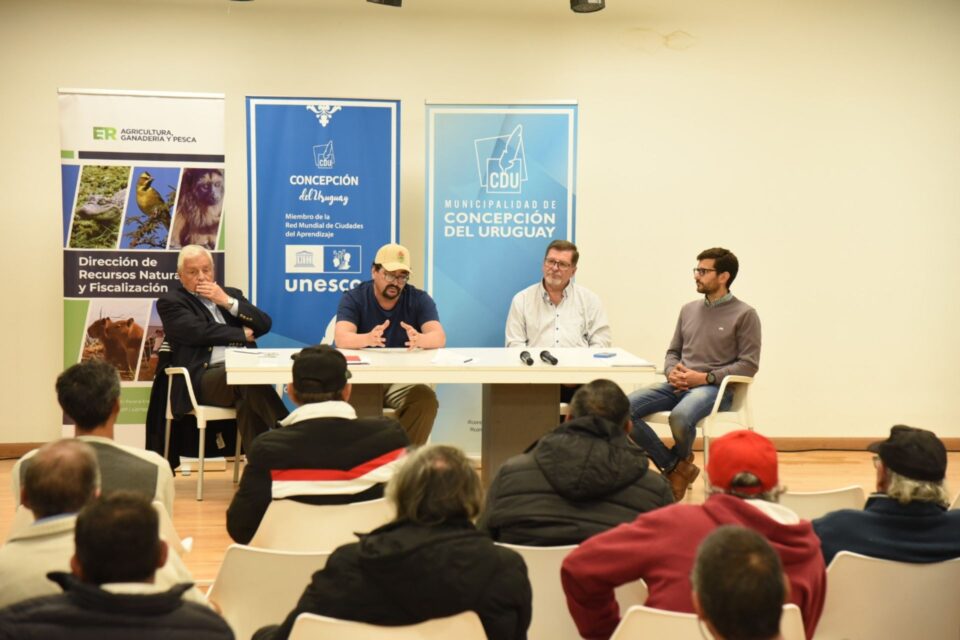 La provincia entregó carnets habilitantes a pescadores artesanales en Concepción del Uruguay