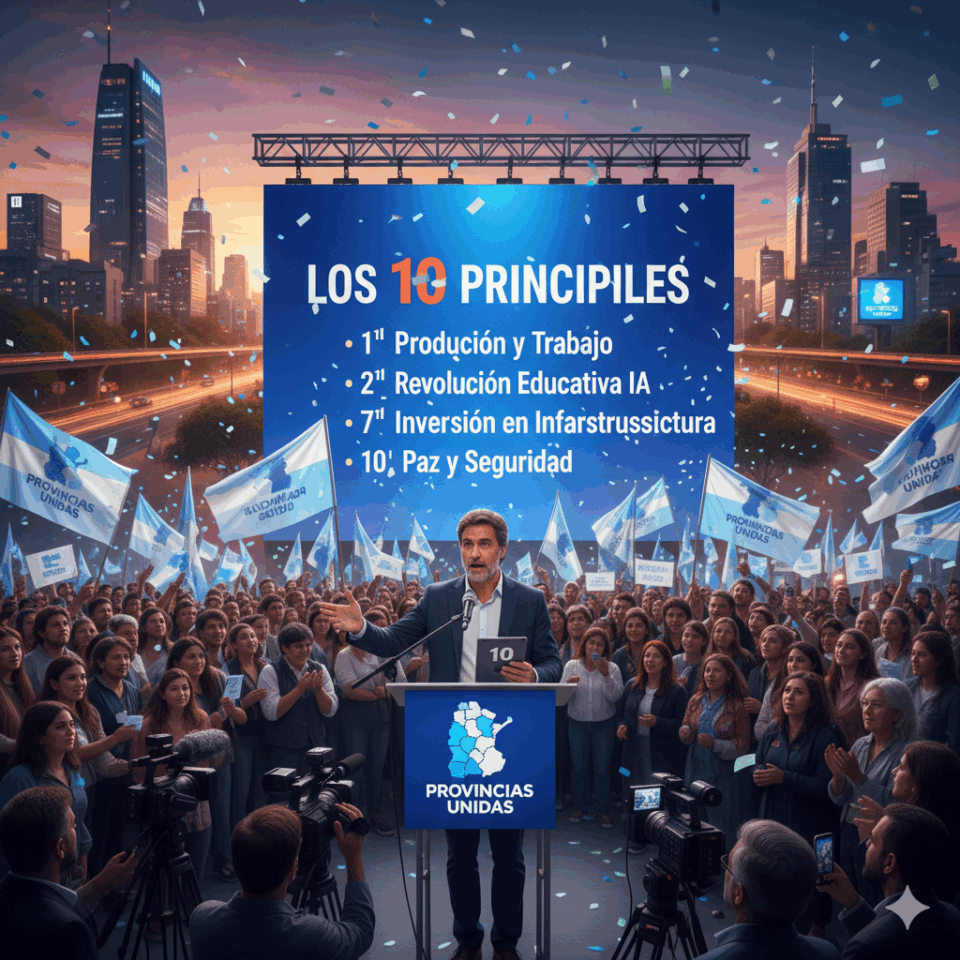 «Provincias Unidas» se lanza con 10 principios para un nuevo modelo de país