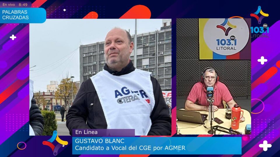 Educación en Debate: Gustavo Blanc, Candidato de AGMER al CGE, Alerta sobre la «Avanzada Privatizadora» y Propone Estabilidad Laboral Docente