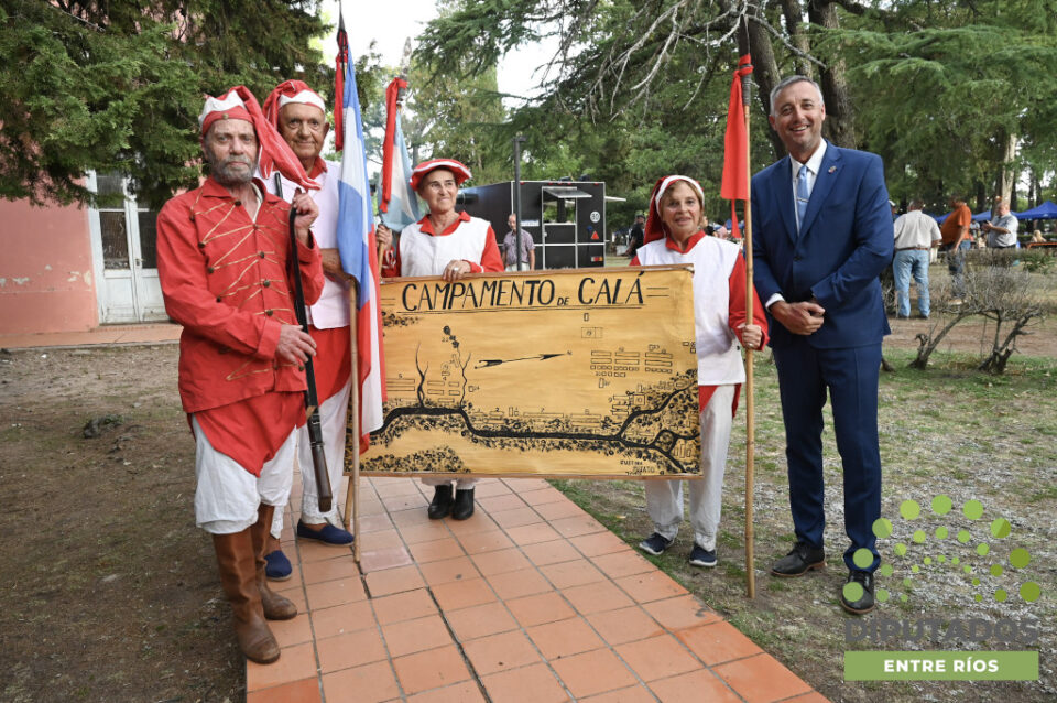 Diputados acompañaron la conmemoración por el 174º aniversario de la Batalla de Caseros en el Palacio San José