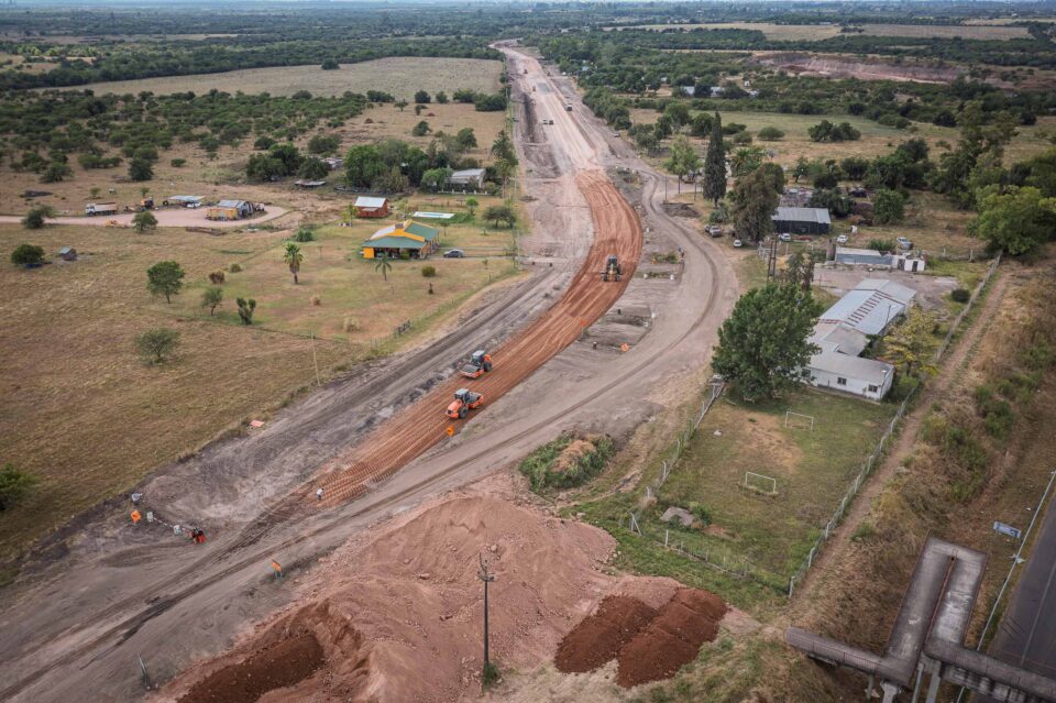 Concepción del Uruguay: El nuevo Acceso Norte ya supera el 30% de ejecución