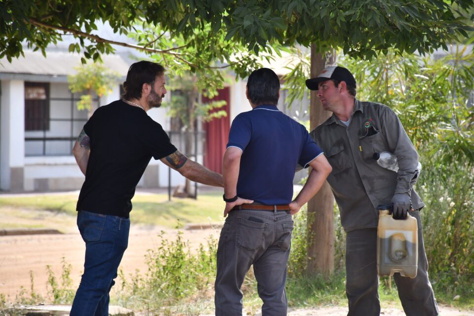 Concordia: Azcué encabezó un abordaje integral en los barrios Tavella Norte y Sur