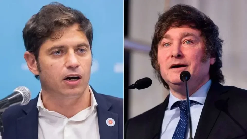 Escenario 2027: Kicillof se impone sobre Milei en un hipotético mano a mano en el Conurbano