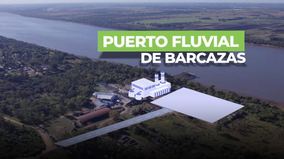 Logística y futuro: Azcué acelera el proyecto del Puerto de Barcazas y pide audiencia a la CARU