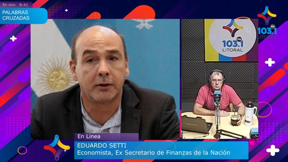 Eduardo Setti advierte por la caída de la recaudación: «Es un modelo que le saca un pedacito a la economía todos los días»