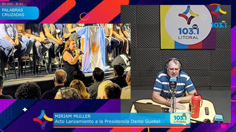Dante Gebel Presidente: Miriam Müller explica por qué el líder es la alternativa a la «crisis espantosa».