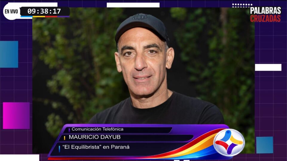 Mauricio Dayub despide «El Equilibrista» en Paraná: «Cuando te ocurre lo que ni te imaginaste, vas más allá de la felicidad»