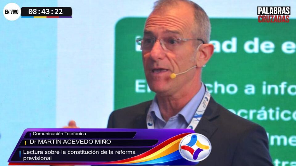 Debate previsional en Entre Ríos: Acevedo Miño defiende la constitucionalidad de la reforma bajo el principio del equilibrio fiscal